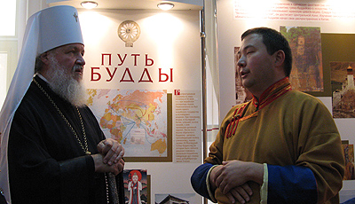 Верховный лама Калмыкии пригласил председателя ОВЦС МП митрополита Кирилла посетить с официальным визитом резиденцию Далай-ламы