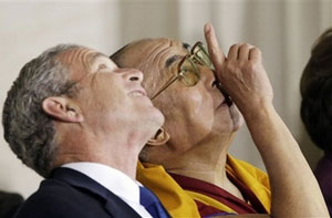Обращение Президента США Джорджа Буша по случаю вручения Далай-ламе Золотой медали Конгресса США