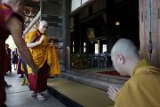 Его Святейшество Далай-лама в буддийском храме в Токио, Япония. 28 апреля 2011.