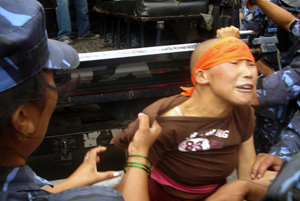 Аресты тибетских беженцев в столице Непала Катманду
