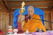 Буддийский учитель Еше Лодой Ринпоче очистил Алханай от негативной энергетики