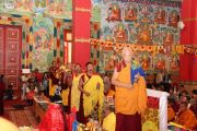 В Калмыкии в рамках грандиозного ритуала освящения главного буддийского храма провели приумножающую огненную пуджу