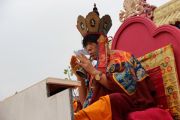 В Калмыкии в рамках грандиозного ритуала освящения главного буддийского храма провели приумножающую огненную пуджу