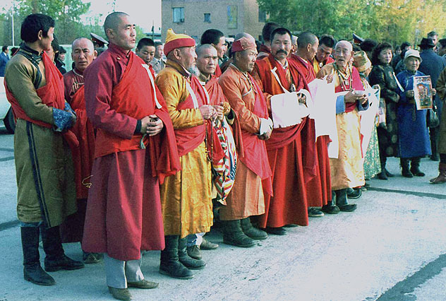 Фотографии первого и пока единственного визита Его Святейшества Далай-ламы в Туву