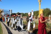 Монахи Калмыкии и монастыря Гьюдмед провели в республике ритуал призывания благополучия и богатства