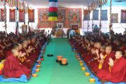 Монахи монастырей Гьюто и Гьюдмед завершили церемонию освящения ступы Махабодхи в Бодхгае