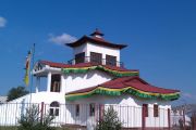 Главный храм Тувы, хурээ Цеченлинг. Тур монахов монастыря Дрепунг Гоманг по Туве. Июнь-июль 2012