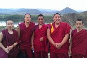 В Алдын-Булаке. Тур монахов монастыря Дрепунг Гоманг по Туве. Июнь-июль 2012
