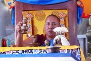 Фото. Тибетские монахи монастыря Дрепунг Гоманг (Индия) построили в Чите мандалу Манджушри