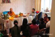 Молодежь Тувы принимает обеты буддиста-мирянина