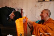 Молодежь Тувы принимает обеты буддиста-мирянина