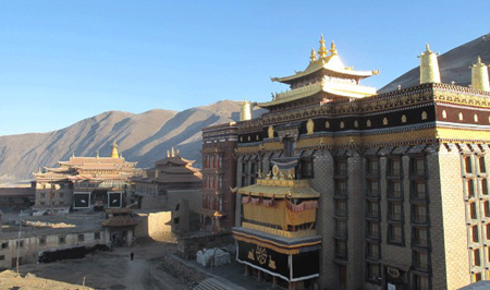 Еще одно самосожжение возле монастыря Джонанг в регионе Дзамтанг исторической тибетской провинции Амдо 