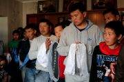 Фото. В Туве члены молодежного движения «Субедей» приняли обет буддиста-мирянина