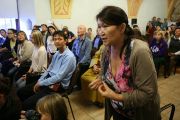 Фото. Российские буддисты в Вильнюсе смогли задать Далай-ламе волнующие их вопросы