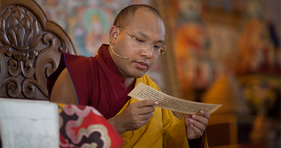 Гьялванг Кармапа дарует учения в рамках eжегодных зимних диспутов