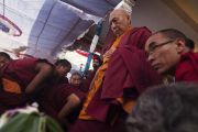 Фото. Учения Его Святейшества Далай-ламы в монастыре Сера Чже