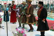 Калмыцкие паломники совершили подношение танца 722 божествам мандалы Калачакры