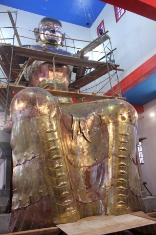 В Забайкалье восстанавливают статую Будды XIX века