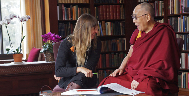 Его Святейшество Далай-лама принял участие в обсуждении «Атласа эмоций»