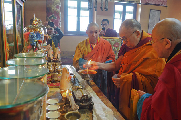 О визите Его Святейшества Далай-ламы в монастырь Гандан Тегченлинг (Гандантэгченлин)