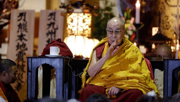 Далай-лама посетил храм Точодзи