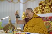 Его Святейшество Далай-лама дарует посвящение Ямантаки. Бодхгая, штат Бихар, Индия. 26 декабря 2018 г. Фото: Лобсанг Церинг.