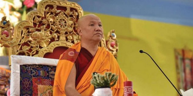 Накануне 36-го Кагью монлама Сангье Ньенпа Ринпоче дарует учения в Бодхгае