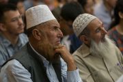Участники конференции «Восхваление разнообразия исламского мира» слушают, как Его Святейшество Далай-лама отвечает на вопросы. Нью-Дели, Индия. 15 июня 2019 г. Фото: Тензин Чойджор.