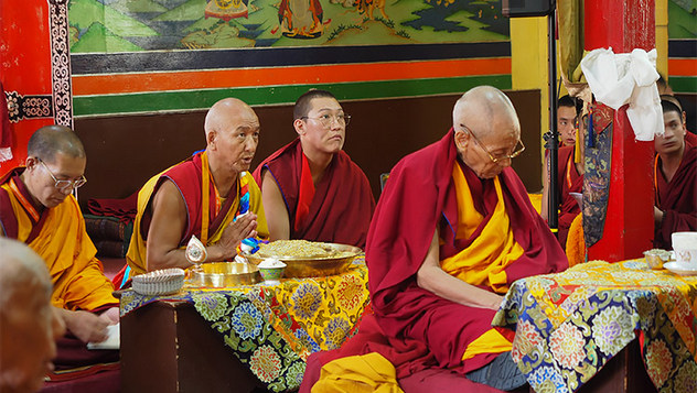 Далай-лама посетил монастырь Он Нгари