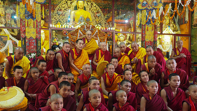 Далай-лама посетил монастырь Он Нгари