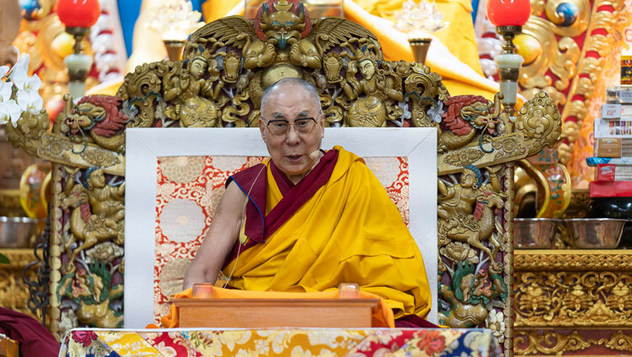В Дхарамсале состоялся второй день учений Далай-ламы по «Драгоценному ожерелью срединного пути» Нагарджуны