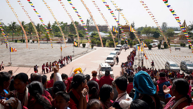 Далай-лама принял участие в праздновании Ганден Нгамчо
