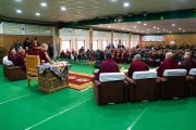 Вид на новый конференц-зал штаб-квартиры Центральной тибетской администрации во время заключительного дня 14-й конференции школ тибетского буддизма и традиции бон. Дхарамсала, штат Химачал-Прадеш, Индия. 29 ноября 2019 г. Фото: Тензин Чойджор (офис ЕСДЛ).