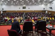Его Святейшество Далай-лама читает в юридической академии штата Бихар  лекцию о любви и сострадании как образе жизни. Патна, штат Бихар, Индия. 18 января 2020 г. Фото: Лобсанг Церинг.