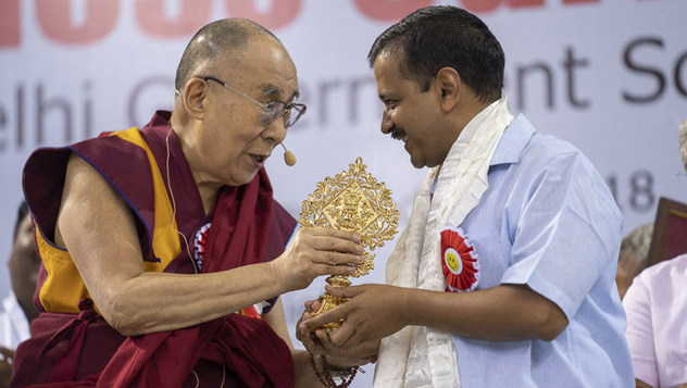 Далай-лама направил поздравление главному министру Дели Арвинду Кеджривалу