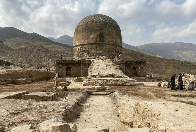 Вопреки опасности: под Кабулом восстанавливают буддийскую ступу