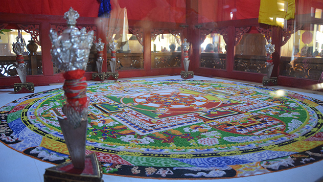 Фоторепортаж. Большой ритуал Чакрасамвары в монастыре Гьюто