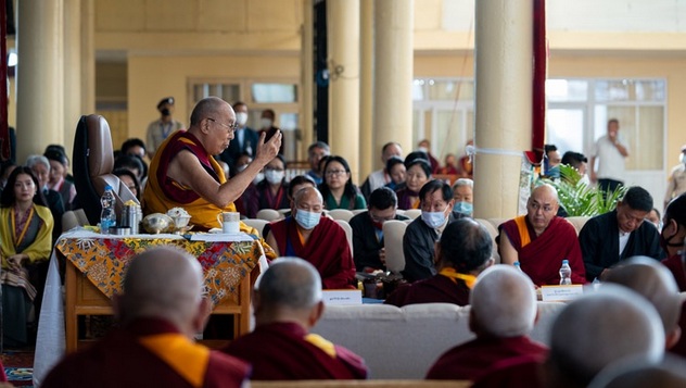 Далай-лама принял участие в презентации Большого тибетского словаря «Монлам»