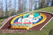 В Бурятии состоялось торжественное открытие самого большого в России барельефа с изображением Авалокитешвары (Арья Баалы)