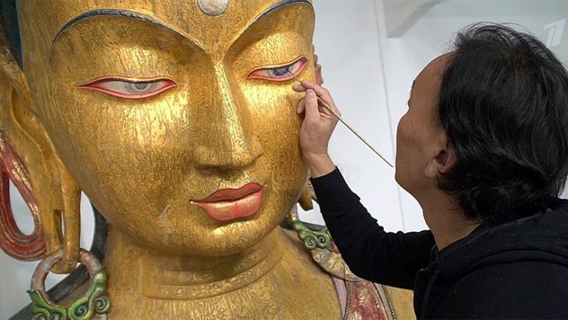 Возведение нового буддийского храма в Туве идёт полным ходом