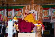 Его Святейшество Далай-лама дарует учения в Занскаре. Ладак, Индия. 12 августа 2022 г. Фото: Тензин Чойджор (офис ЕСДЛ).
