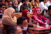 Члены мусульманской общины слушают Его Святейшество Далай-ламу. Ше, Ладак, Индия. 16 августа 2022 г. Фото: Тензин Чойджор (офис ЕСДЛ).