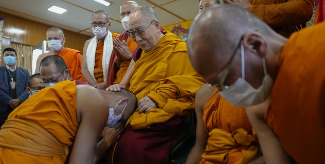 Фоторепортаж. Его Святейшество Далай-лама встретился с группой буддистов из Таиланда