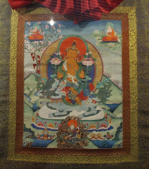 Тханка Манджугхоши выставлена в рамках экспозиции к столетию Национального музея Республики Бурятия