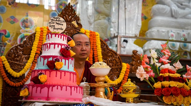 Фоторепортаж. Празднование дня рождения 42-го Сакья Тризина Ратны Ваджры Ринпоче в Бодхгае