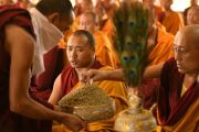 Во время ритуала в тантрическом монастыре Гьюто. Сидхбари, штат Химачал-Прадеш, Индия. 9 ноября 2022 г.