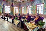 Фоторепортаж: Пуджа Цемара в монастыре Несанг Донгаг Джангчуб Даргьелинг