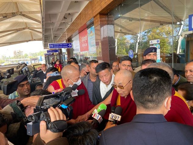 Фоторепортаж. Далай-лама вернулся в свою официальную резиденцию в Дхарамсале