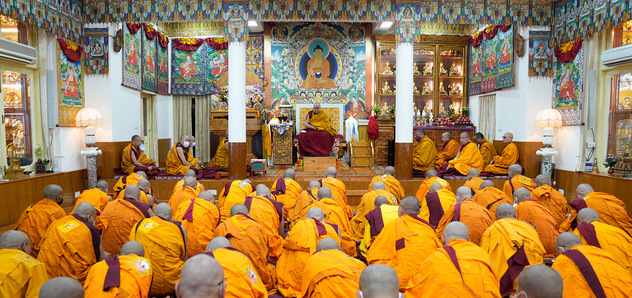 Фоторепортаж. Далай-лама. Заключительный день церемонии дарования монашеских обетов в Дхарамсале