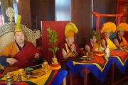 В Кызыле провели ритуал освящения статуй в новом монастыре